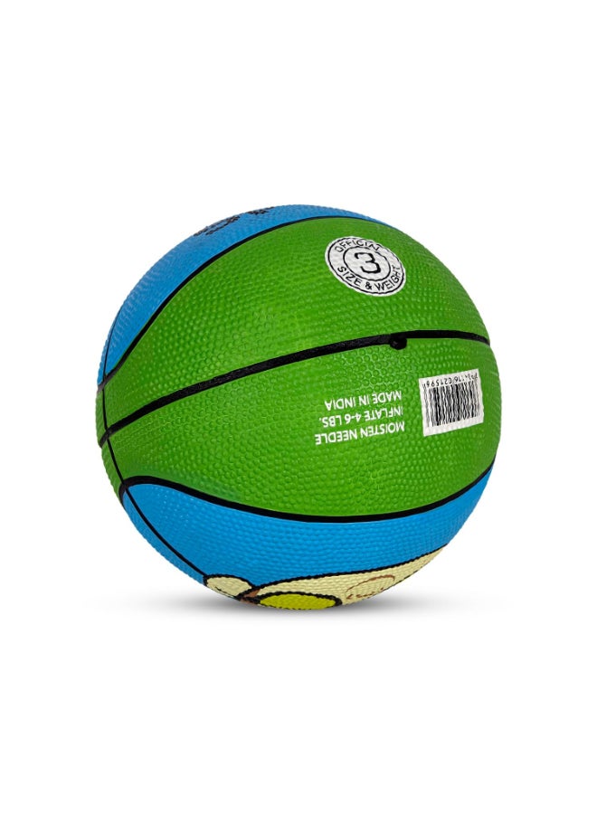 Vector X Indoor/Outdoor Speed Cartoon Basketball - Size 3 - Image 1